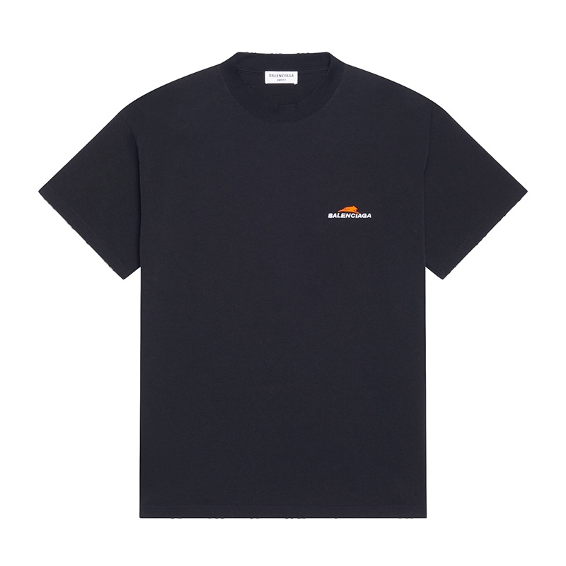 商品Balenciaga|Balenciaga/巴黎世家 22年早春新款 虎年系列 女士黑色纯棉短袖T恤衫,价格¥3654,第2张图片详细描述