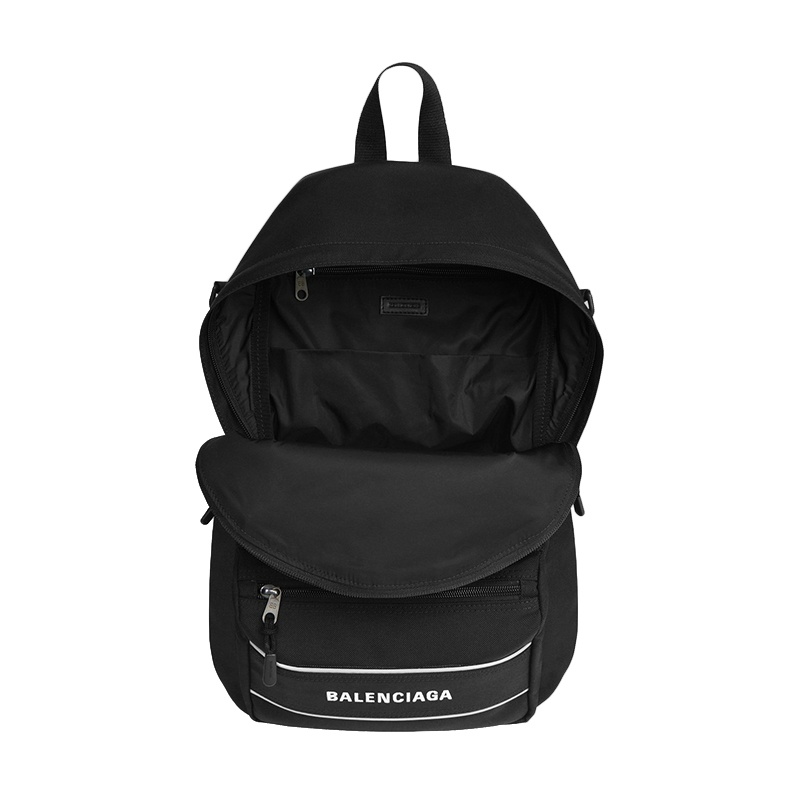 商品Balenciaga|Balenciaga/巴黎世家 新款 男士黑色再生尼龙运动可斜跨双肩包 6381062HFOX1090,价格¥7694,第4张图片详细描述