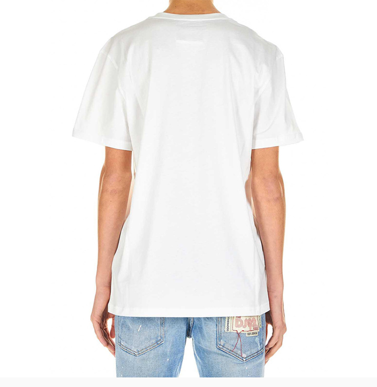 商品Moschino|Moschino 莫斯奇诺 白色棉男士短袖T恤 0705-2040-A1001,价格¥715,第8张图片详细描述