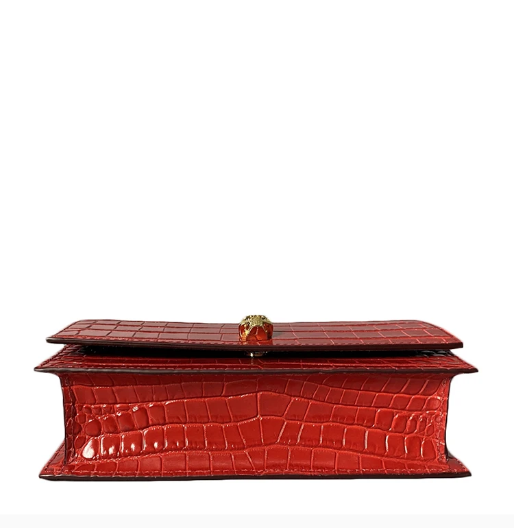 商品Alexander McQueen|ALEXANDER MCQUEEN 红色女士单肩包 613088-1HB0G-6013,价格¥4252,第8张图片详细描述