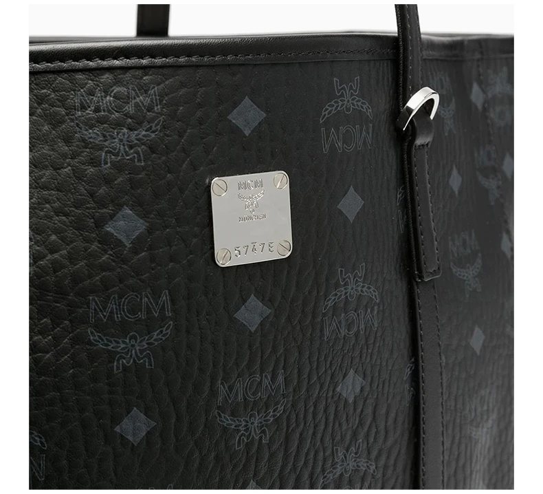 商品[国内直发] MCM|MCM 女黑色女士托特包 MWPAATN03BK,价格¥3698,第4张图片详细描述