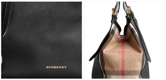 商品[国内直发] Burberry|Burberry 博柏利 女式黑色粒面牛皮马术带扣SM手提托特包 3958975,价格¥5888,第6张图片详细描述