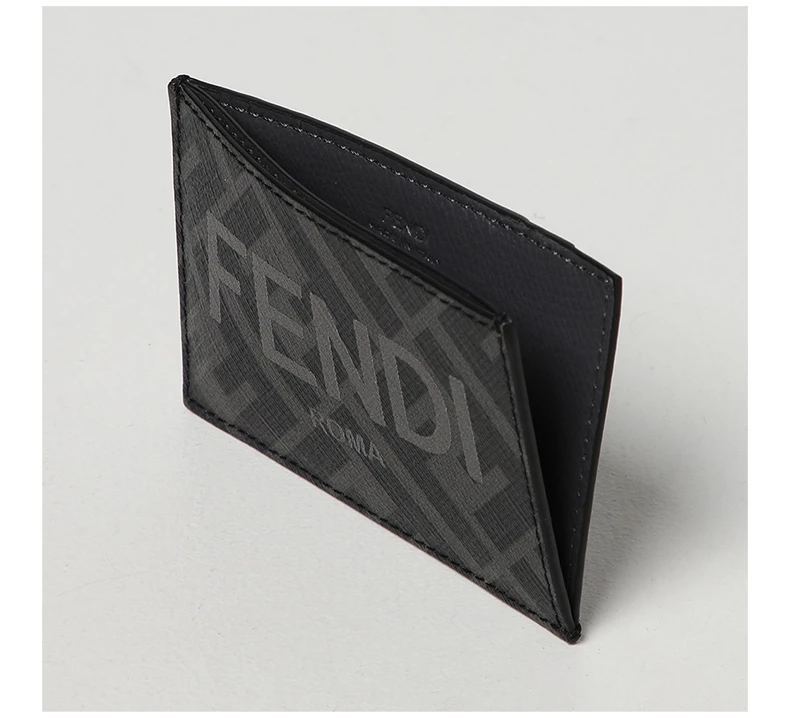 商品Fendi|FENDI 男士灰色皮革卡夹 7M0328-AJJ8-F0TUH,价格¥1775,第6张图片详细描述