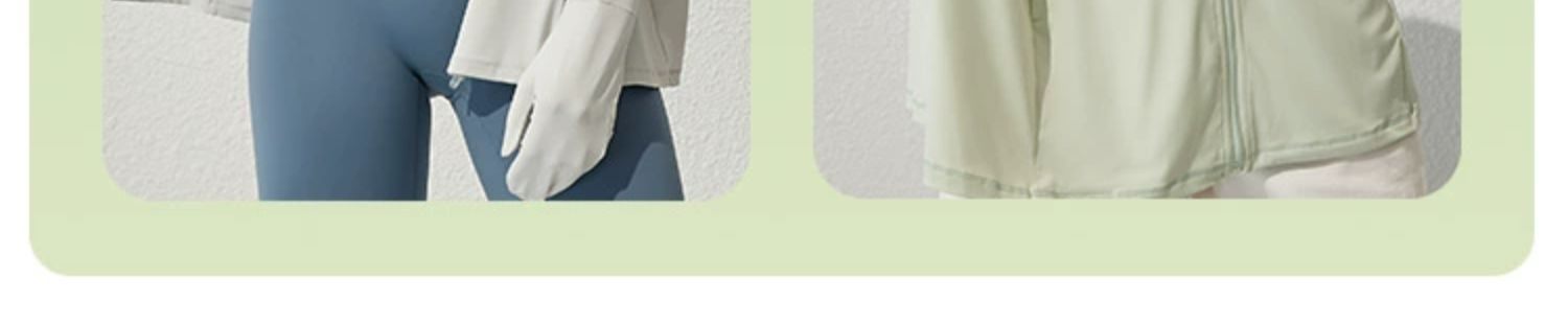 商品[国内直发] Beneunder|蕉下防晒衣AL116指尖女夏防紫外线户外凉感原纱透气中长款防晒服,价格¥349,第22张图片详细描述