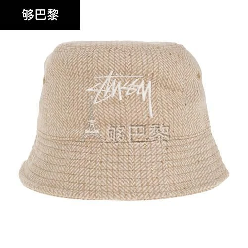 商品STUSSY|【特惠8.7折】包邮包税【预售7天发货】 STUSSY 男士 渔夫帽 徽标渔夫帽  STS27AH7BEI,价格¥836,第3张图片详细描述