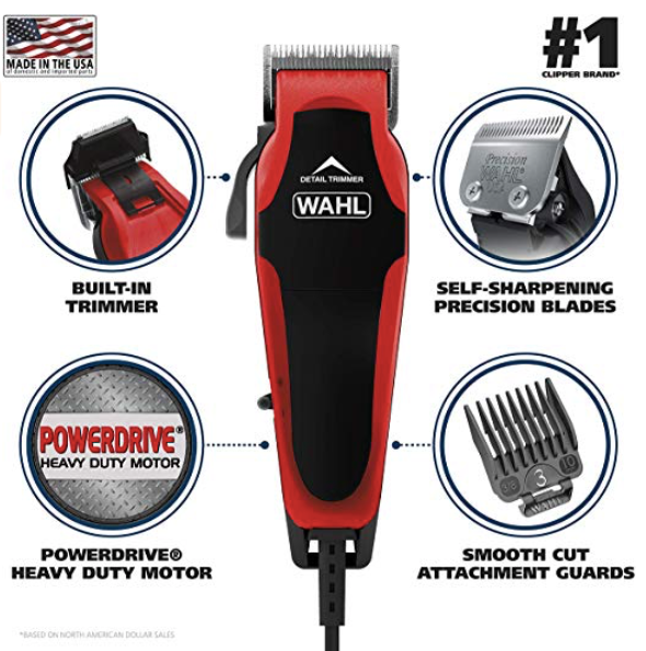 商品WAHL|Wahl 理发+修剪器2合1套装,带自磨刀片 型号79900-1501,价格¥289,第8张图片详细描述