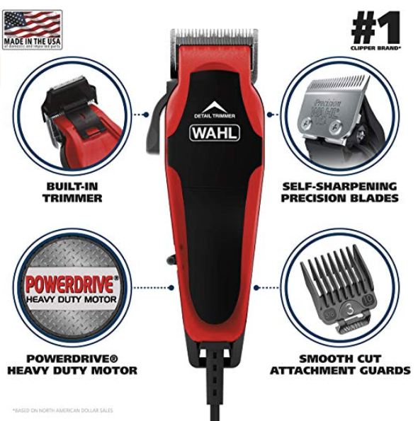 商品WAHL|Wahl 理发+修剪器2合1套装,带自磨刀片 型号79900-1501,价格¥327,第8张图片详细描述