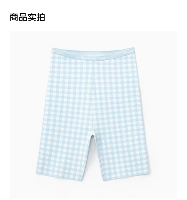 商品Alexander Wang|ALEXANDER WANG 格纹女士短裤 4KC2214060-425,价格¥1406,第5张图片详细描述