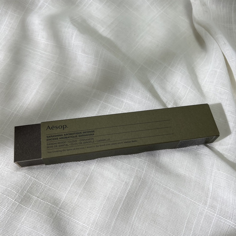 商品Aesop|伊索 伊索新款线香家居木质香熏  便携式室内香紫记香,价格¥343,第2张图片详细描述