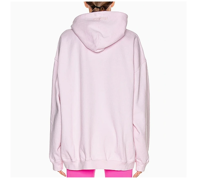 商品Vetements|VETEMENTS 女士粉色印花棉质连帽卫衣 WAH20TR403-PINK,价格¥3201,第6张图片详细描述