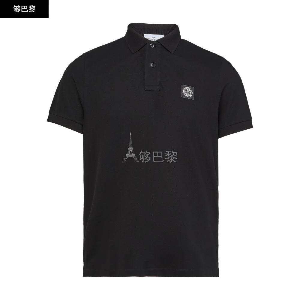 商品Stone Island|【特惠8.6折】【预售】 男士 短袖Polo Logo Polo 衫  K1S1522002SCS0017/V0029 ISL563E6BCK,价格¥1900,第2张图片详细描述