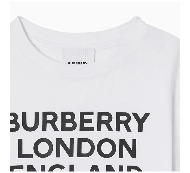 商品Burberry|BURBERRY 白色男童T恤 8028811,价格¥656,第6张图片详细描述