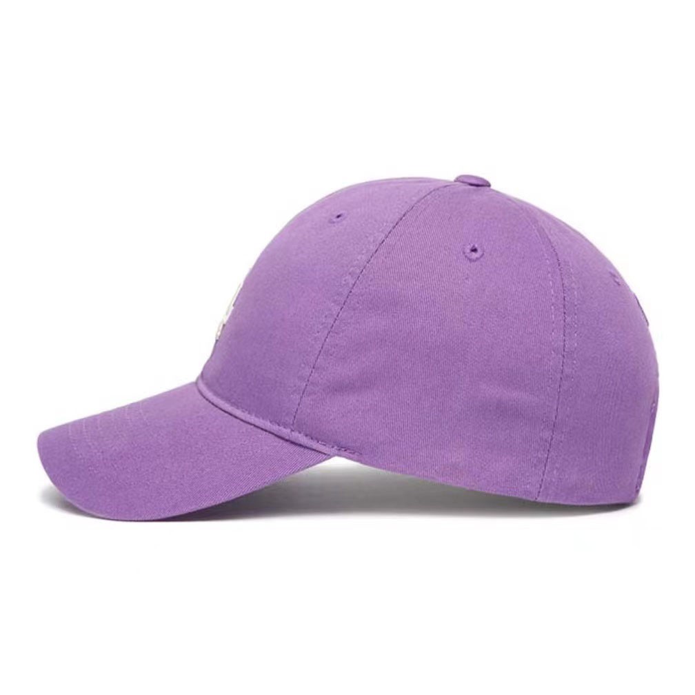 商品MLB|【享贝家】MLB LOGO 白LA刺绣棒球帽 紫色 男女同款 3ACP7701NK0017-07PPN,价格¥165,第4张图片详细描述
