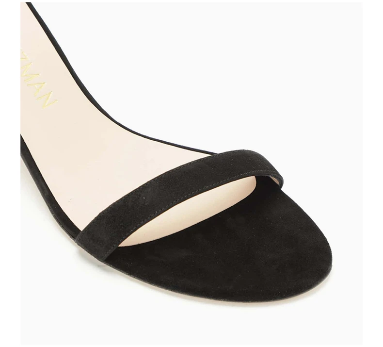 商品Stuart Weitzman|STUART WEITZMAN 女士黑色中跟凉鞋 S2301-BLK,价格¥1604,第7张图片详细描述