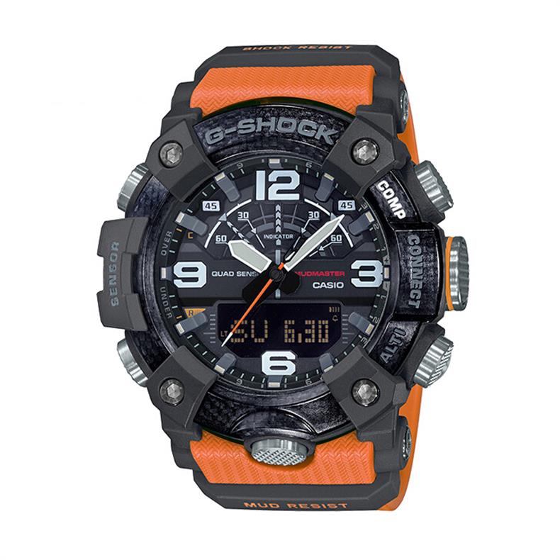 商品[国内直发] Casio|卡西欧（CASIO）手表 G-SHOCK 陆地系列 防震防泥防水四重感应蓝牙连接功能运动男士手表 GG-B100-1A9-黑色-GG-B100-1A9,价格¥2382,第2张图片详细描述