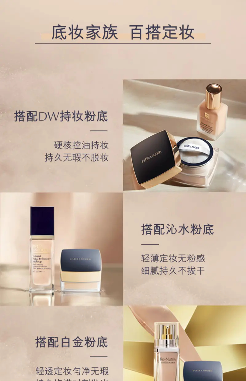 商品Estée Lauder|雅诗兰黛持妆云烟蜜粉定妆粉控油定妆油皮亲妈散粉版【香港直邮】,价格¥499,第9张图片详细描述