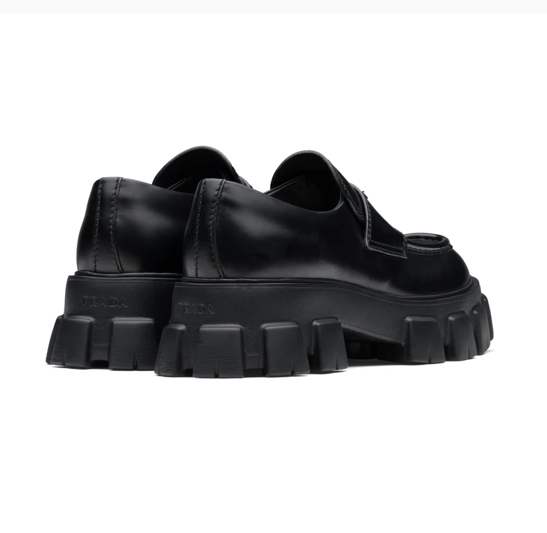 商品[国内直发] Prada|PRADA 黑色男士乐福鞋 2DE129-B4L-F0002,价格¥7085,第7张图片详细描述