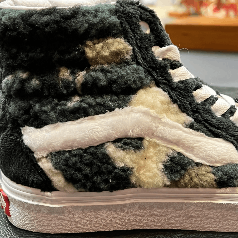 商品Vans|【韩国直邮|包邮包税】万斯 Sk8-Hi #Sherpa #男女通用鞋 # camo/black (VN0A5JMJA58),价格¥436,第6张图片详细描述