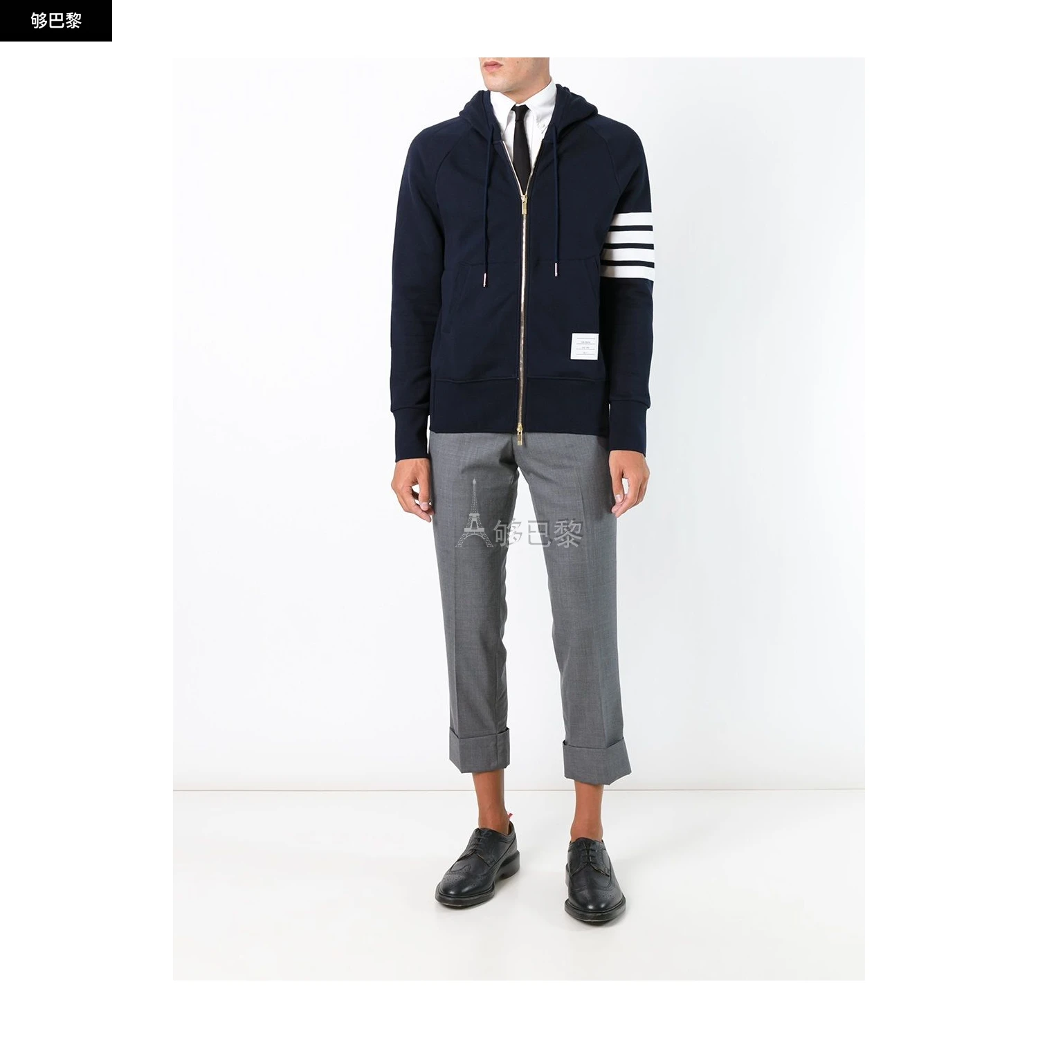 商品Thom Browne|【特惠5.5折】【预售】 2023秋冬 男士 卫衣 卫衣 2259816  MJT022H00535093461 ,价格¥5096,第4张图片详细描述