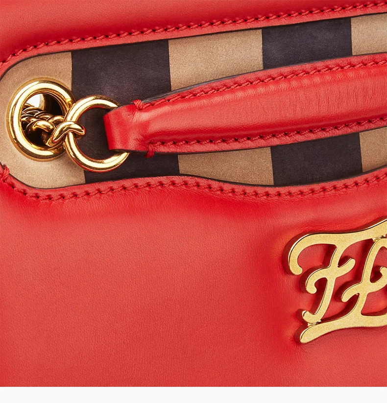 商品[国内直发] Fendi|Fendi 芬迪 女士红色正反“F”图案链条包 8BT318-AAFG-F19TS,价格¥9105,第9张图片详细描述