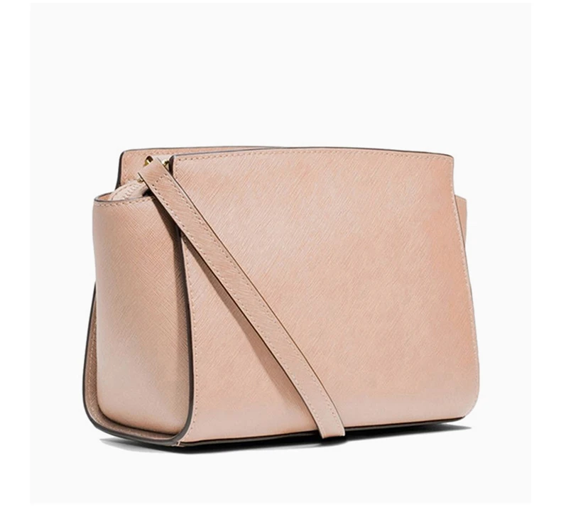 商品Michael Kors|Michael Kors 迈克高仕 Selma系列女士单肩斜挎笑脸包30T3GLMM2L-softpink,价格¥1142,第5张图片详细描述