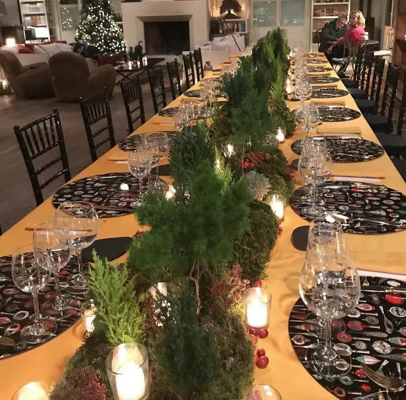 商品La Corallina|【国内直发】La Corallina 珂若琳娜童趣系列Natale Four Season五星级酒店餐垫杯垫,价格¥409,第1张图片详细描述