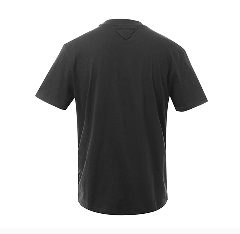 商品Prada|Prada 普拉达 黑色圆领男士短袖T恤 UJM492-ILK-F0002,价格¥3308,第6张图片详细描述