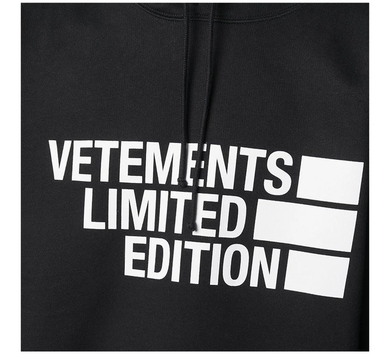 商品[国内直发] Vetements|VETEMENTS 黑色女士卫衣/帽衫 UE51TR820B-BLACK,价格¥3219,第8张图片详细描述