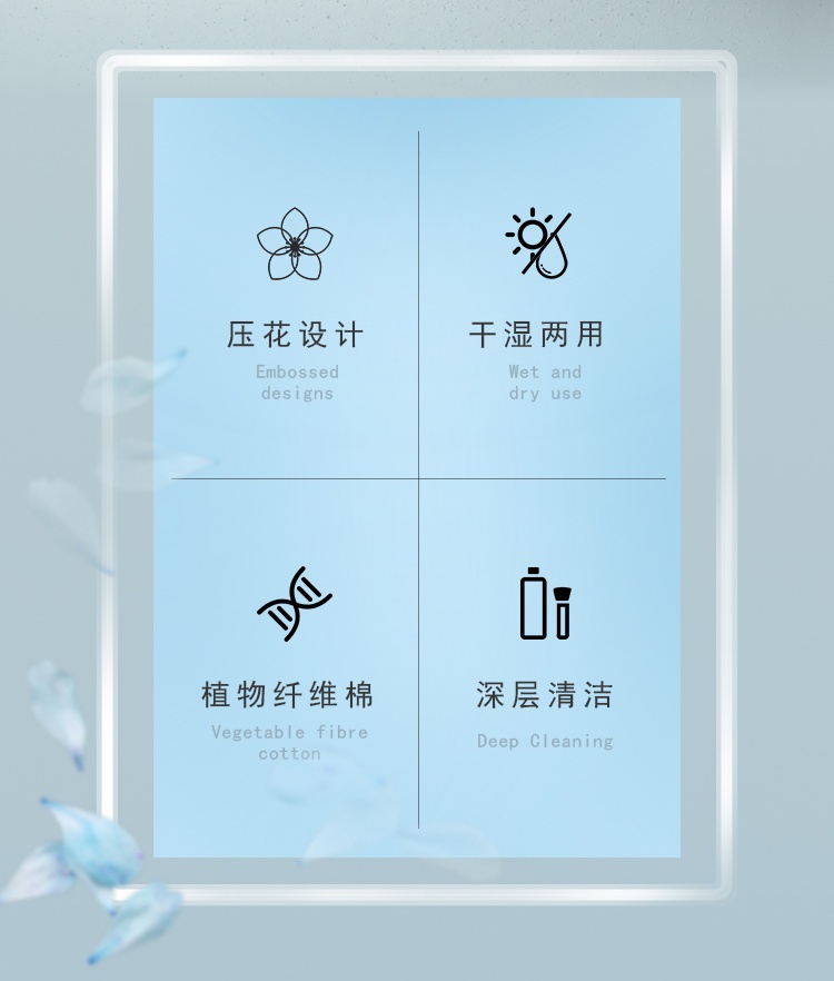 商品Yumyony|YUMYONY旅行装洁面巾15片/袋【包邮包税】,价格¥34,第2张图片详细描述