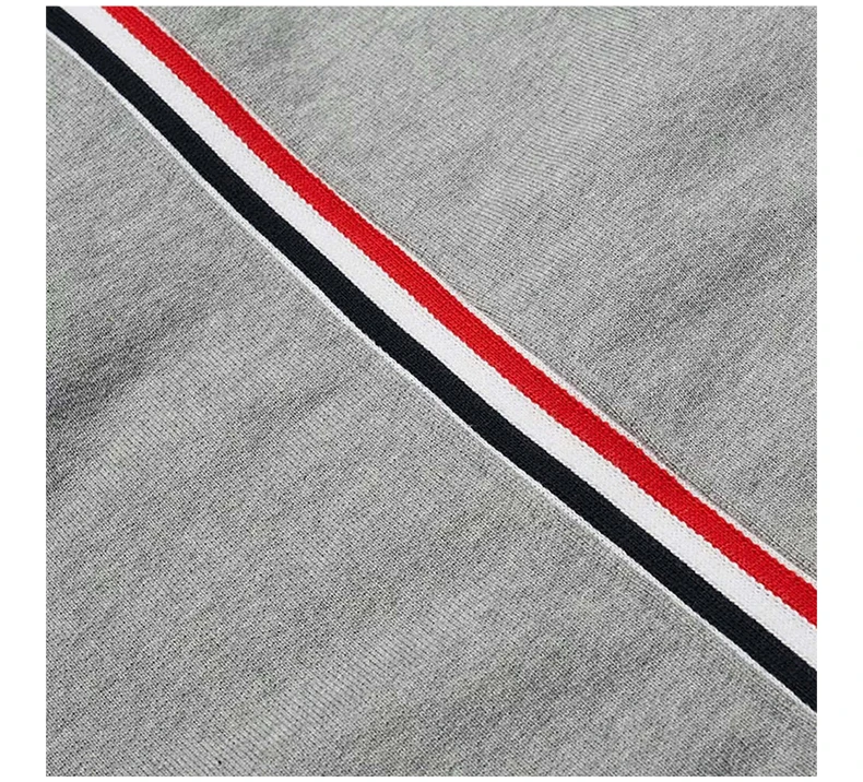 商品Thom Browne|THOM BROWNE 浅灰色男士卫衣/帽衫 MJT085A-03377-055,价格¥2952,第8张图片详细描述