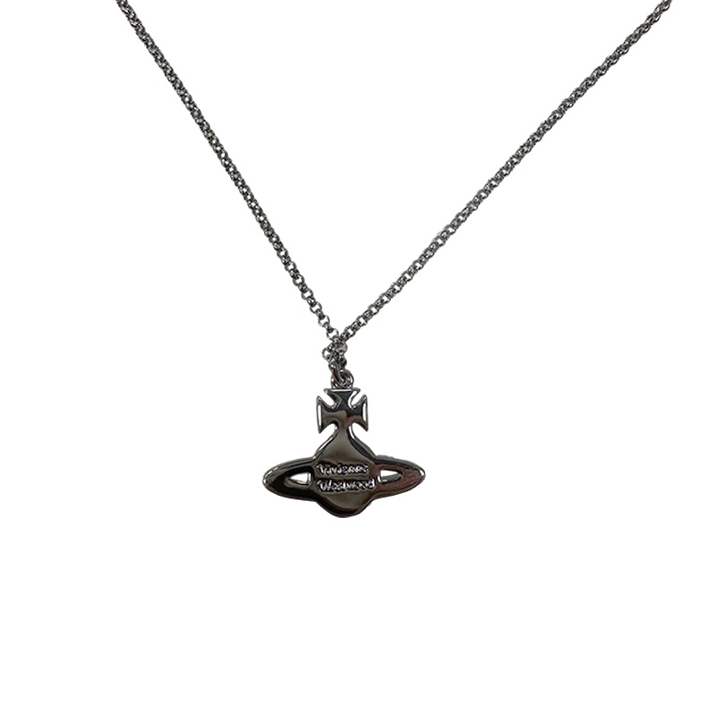 商品Vivienne Westwood|【现货】西太后 女士银色/黑色时尚项链63020233-02P326-CN,价格¥833,第2张图片详细描述