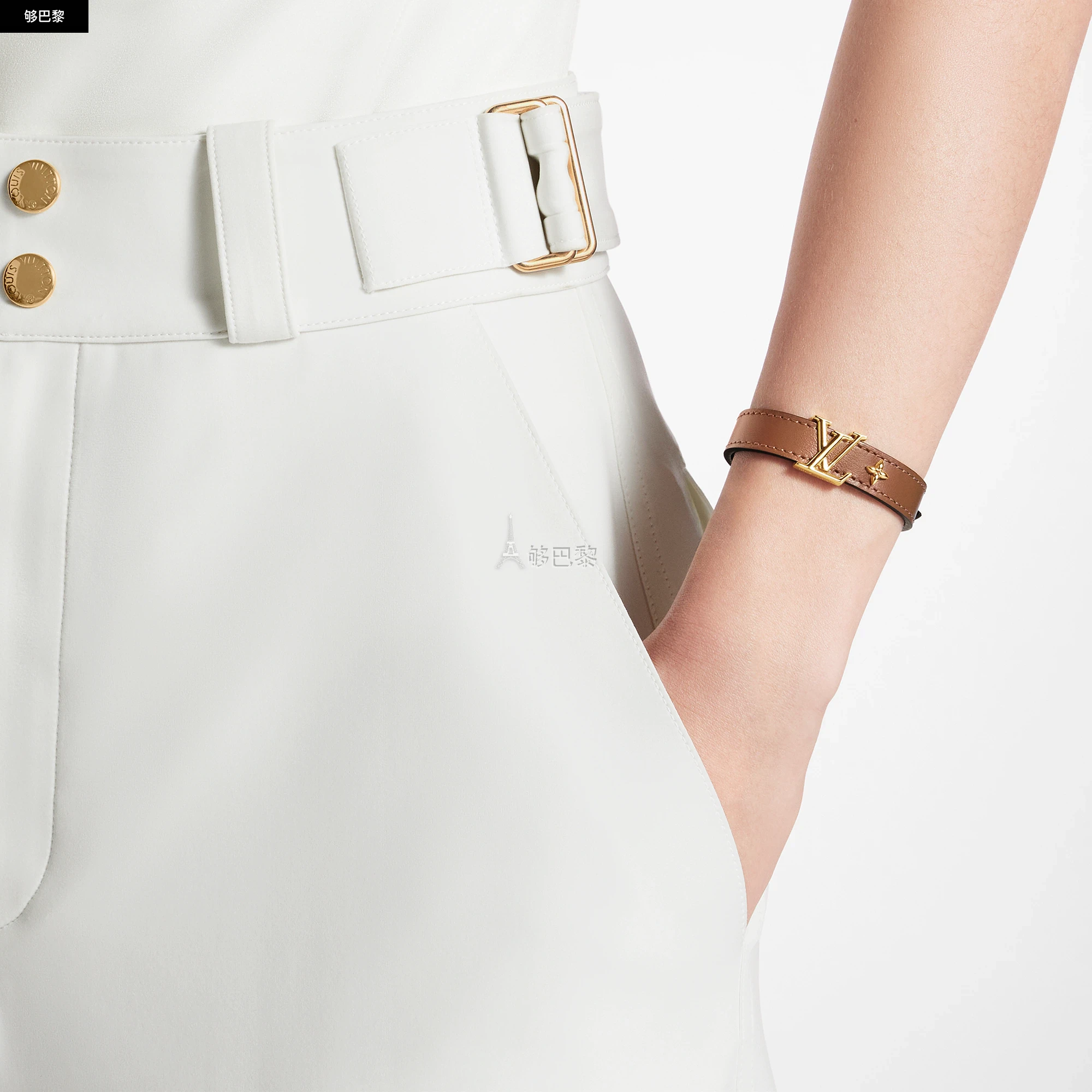 商品Louis Vuitton|【预售】 LV路易威登 25春夏 女士 手镯 Bracelet LV Iconic M8084E ,价格¥4047,第6张图片详细描述