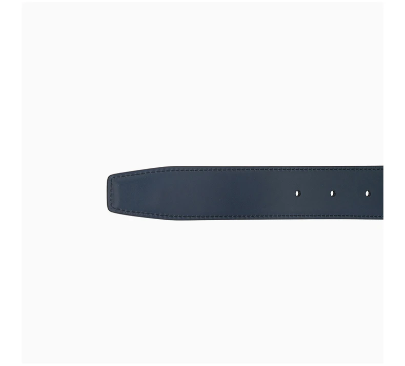 商品Salvatore Ferragamo|SALVATORE FERRAGAMO 男士黑色和海军蓝双面皮革腰带 67-0083-750180【包装随机，部分无包装盒】,价格¥2474,第8张图片详细描述