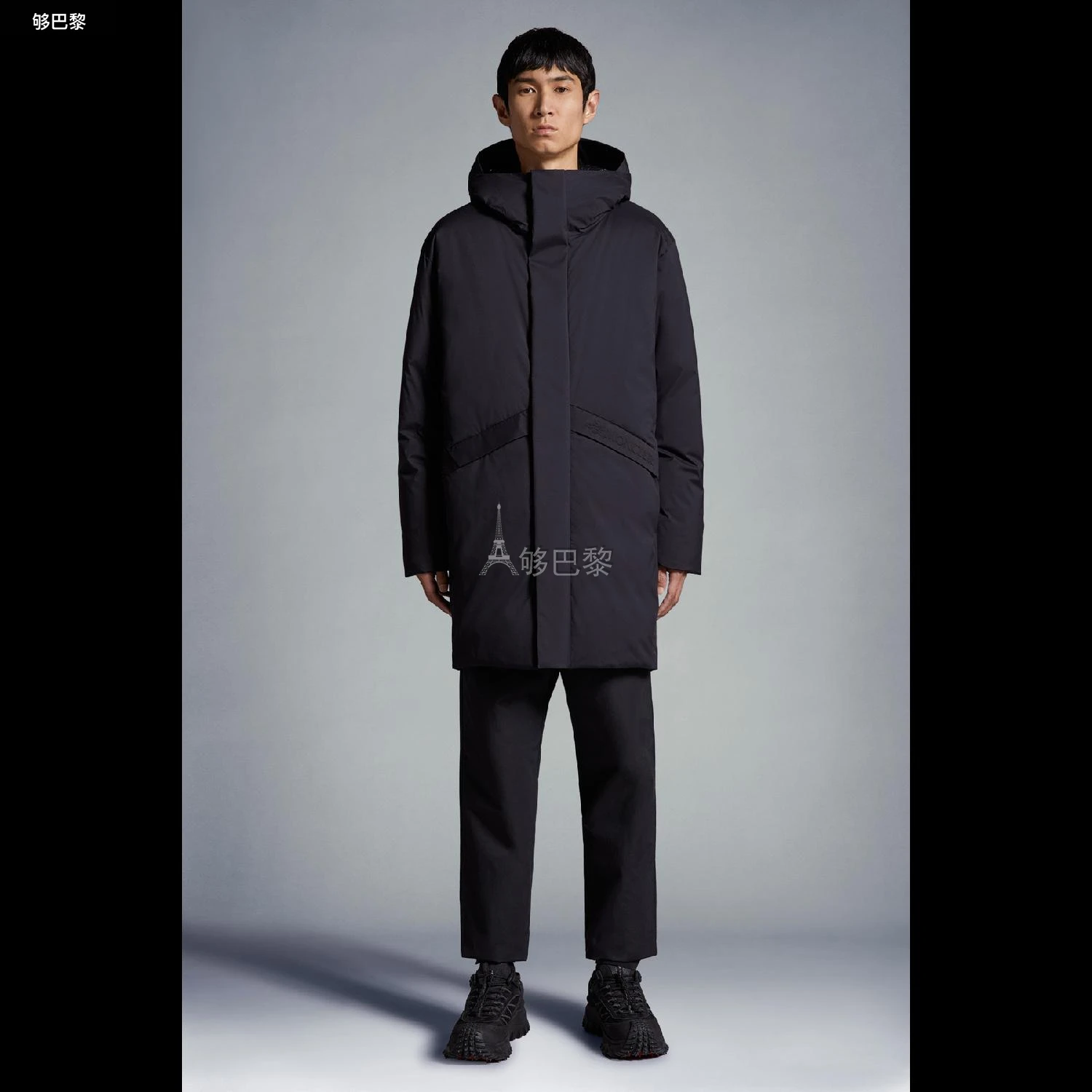 商品Moncler|【预售】 MONCLER盟可睐 24秋冬 男士 大衣 早秋新品 Aberden长款男士羽绒服派克大衣 I20911C0001159754999,价格¥13546,第6张图片详细描述