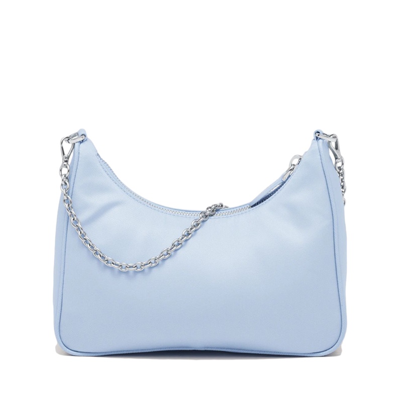 商品Prada|PRADA/普拉达 22新款Re-Edition 2005系列 女士淡蓝色再生尼龙三合一单肩斜挎手提腋下包流浪包,价格¥13838,第4张图片详细描述