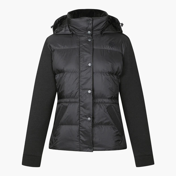 商品【预售商品15天发货】 DESCENTE|GOLF女性针织混合中长款羽绒服经典设计 DO42WFKOO2-CHAG,价格¥2027,第16张图片详细描述