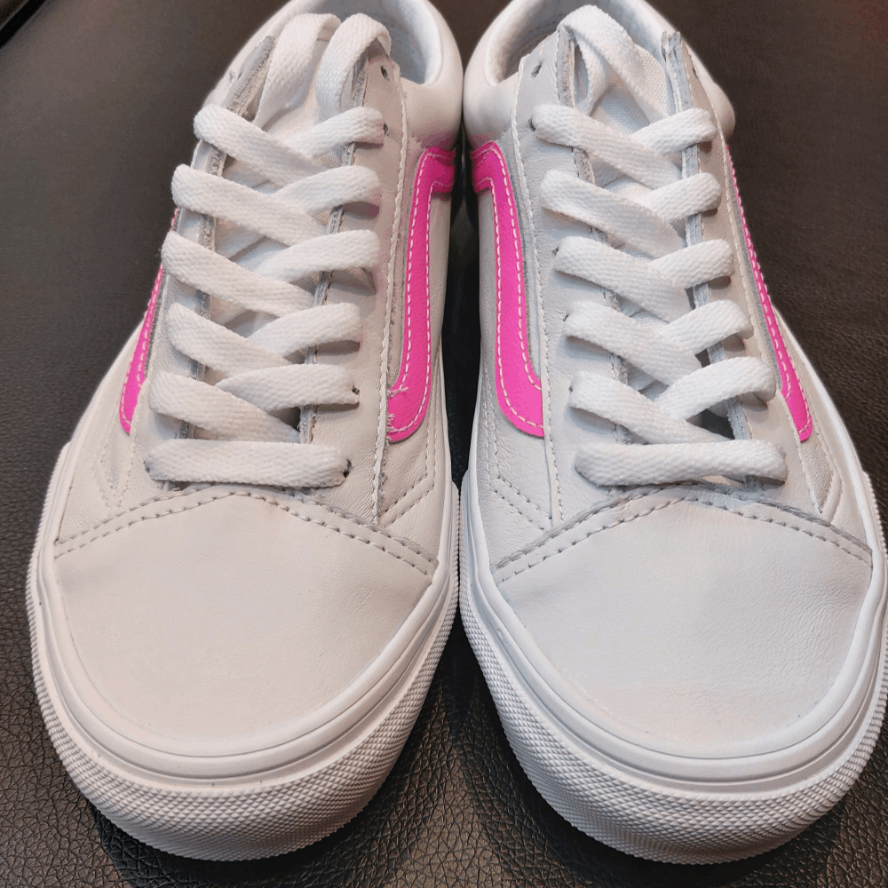 商品Vans|【韩国直邮|包邮包税】万斯 Style 36 #Leather Pop #男女通用鞋 #sugar plum/true white (VN0A54F6A6B),价格¥384,第4张图片详细描述