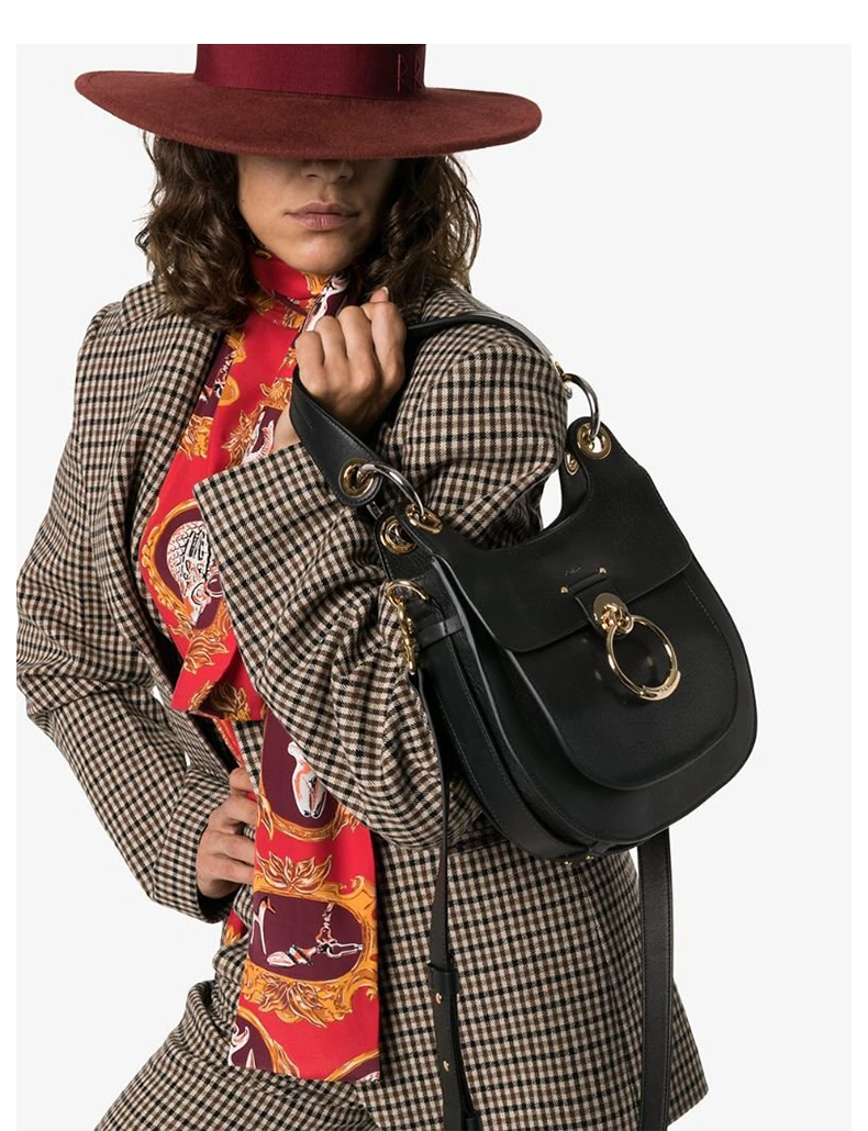 商品[国内直发] Chloé|CHLOE 黑色女士手提包 C19AS158-B30-001,价格¥5365,第9张图片详细描述