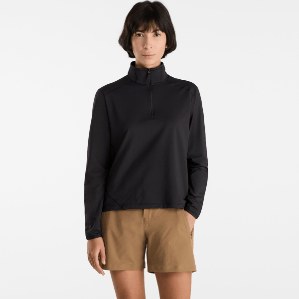 商品Arc'teryx|【Brilliant|包邮包税】始祖鸟 KYANITE LT ZIP NECK W[SS23] 新款上市 Kyernite LT 拉链领女装 ATNSWX6418,价格¥1748,第15张图片详细描述