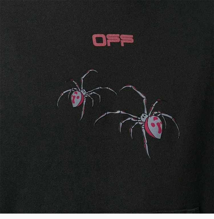 商品Off-White|OFF WHITE 男士黑色连帽卫衣 OMBB037S20E30001-1024,价格¥2864,第7张图片详细描述