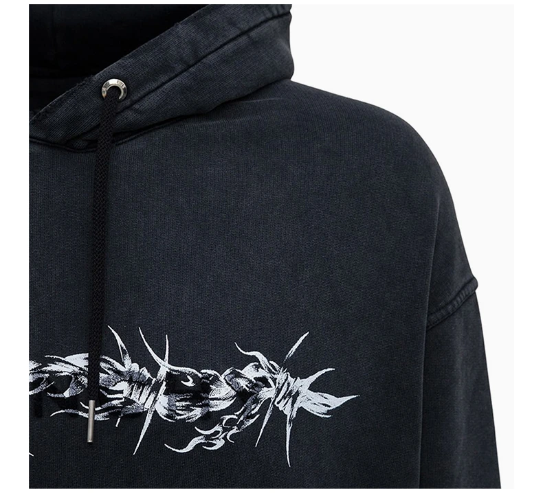 商品Givenchy|GIVENCHY 黑色男士卫衣/帽衫 BMJ0D53Y69-001,价格¥4067,第5张图片详细描述
