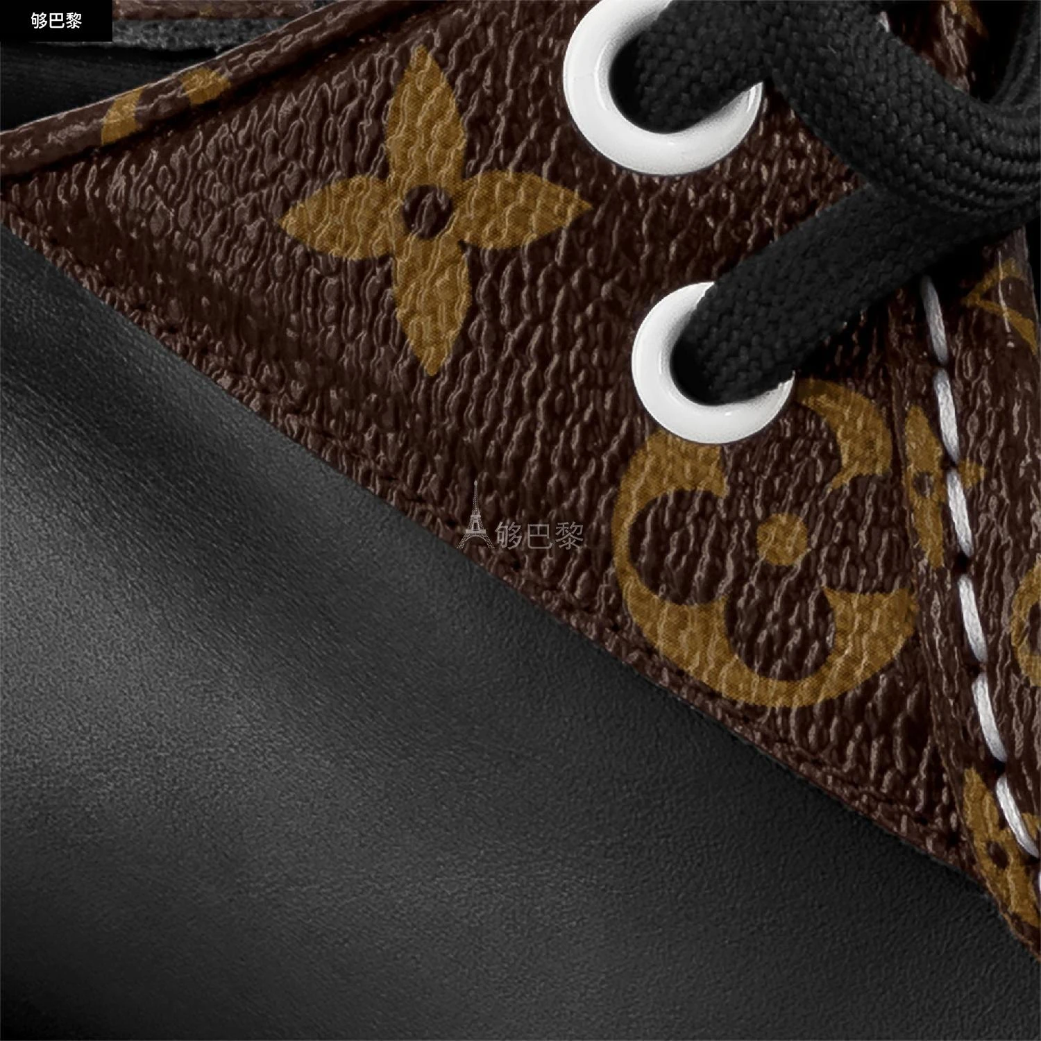 商品Louis Vuitton|包邮包税【预售7天发货】 LV路易威登 23秋冬 女士 厚底鞋 LV BEAUBOURG 系带鞋 1A5SO9,价格¥10306,第5张图片详细描述