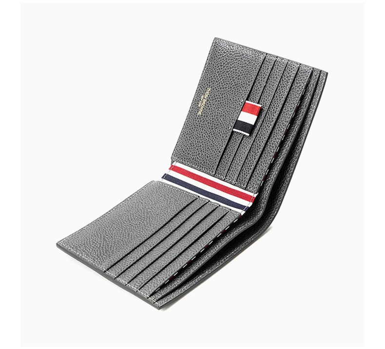 商品[国内直发] Thom Browne|THOM BROWNE 深灰色男士短款钱夹 MAW023A-07768-025,价格¥2748,第8张图片详细描述