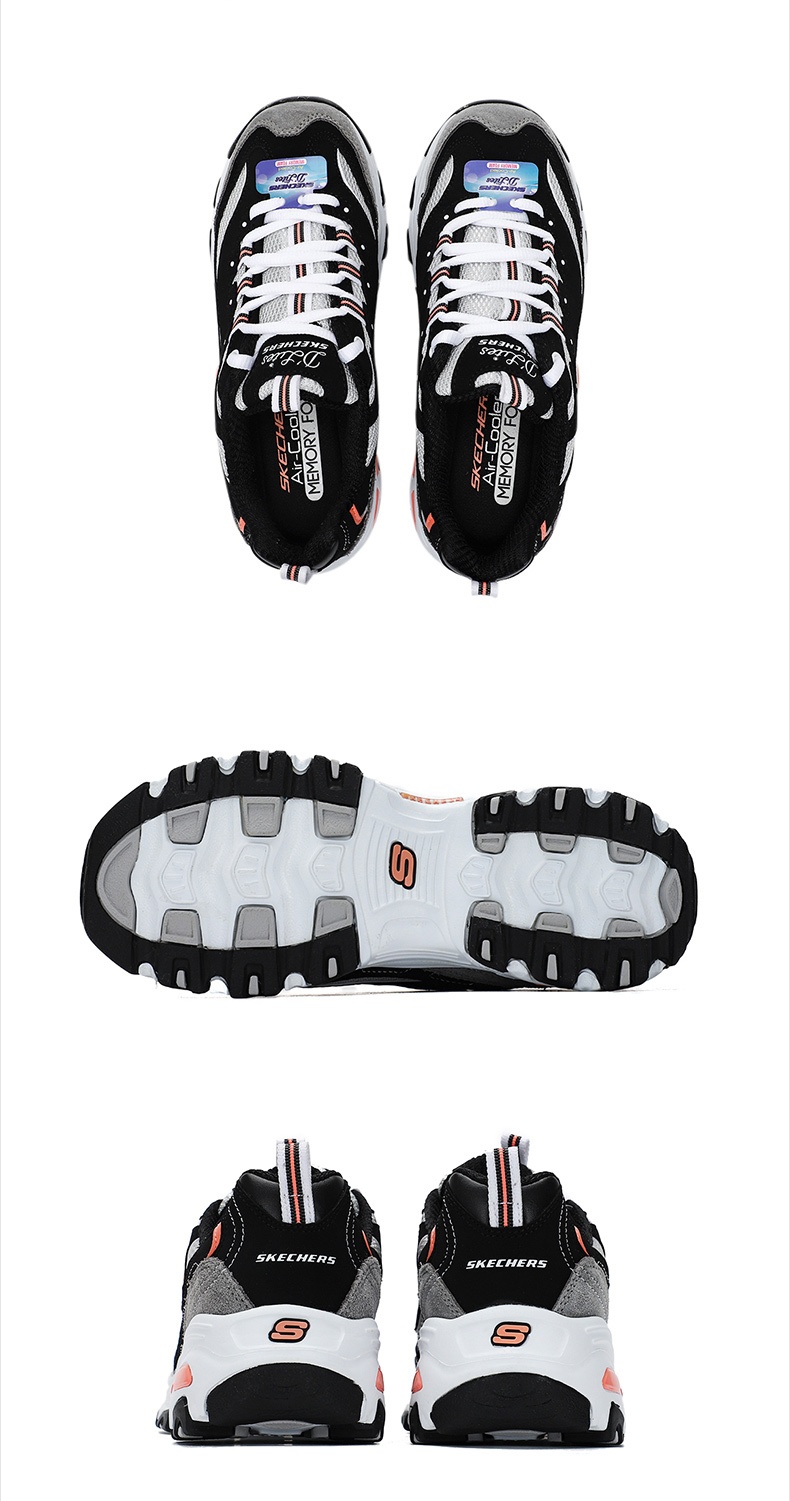 商品[国内直发] SKECHERS|熊猫鞋 D'LITES 1.0时尚绑带女士运动休闲鞋,价格¥354,第5张图片详细描述