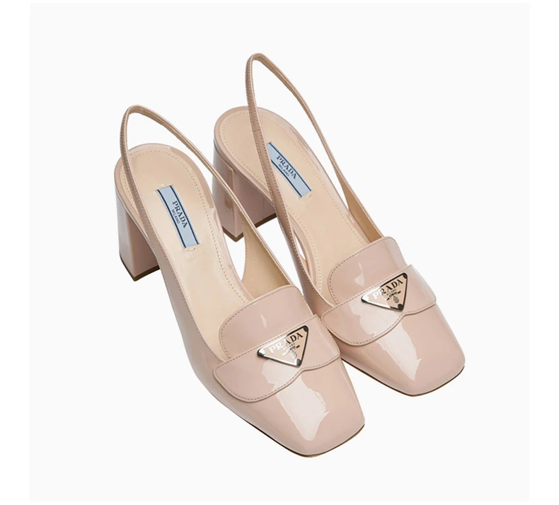 商品Prada|PRADA 女士粉色高跟鞋 1D016M-069-F0236,价格¥4669,第5张图片详细描述