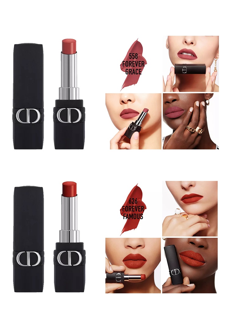 商品Dior|Dior迪奥全新烈艳蓝金锁色哑光唇膏口红3.2g,价格¥296,第9张图片详细描述