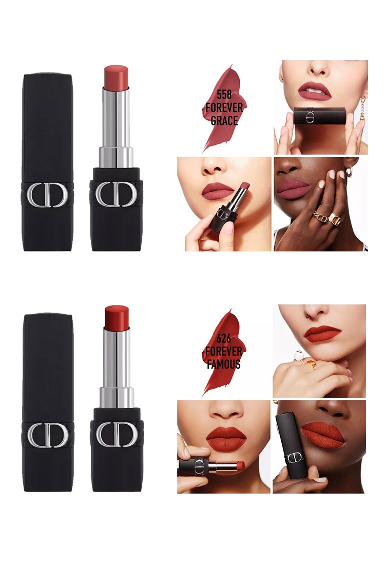 商品Dior|Dior迪奥全新烈艳蓝金锁色哑光唇膏口红3.2g,价格¥254,第11张图片详细描述