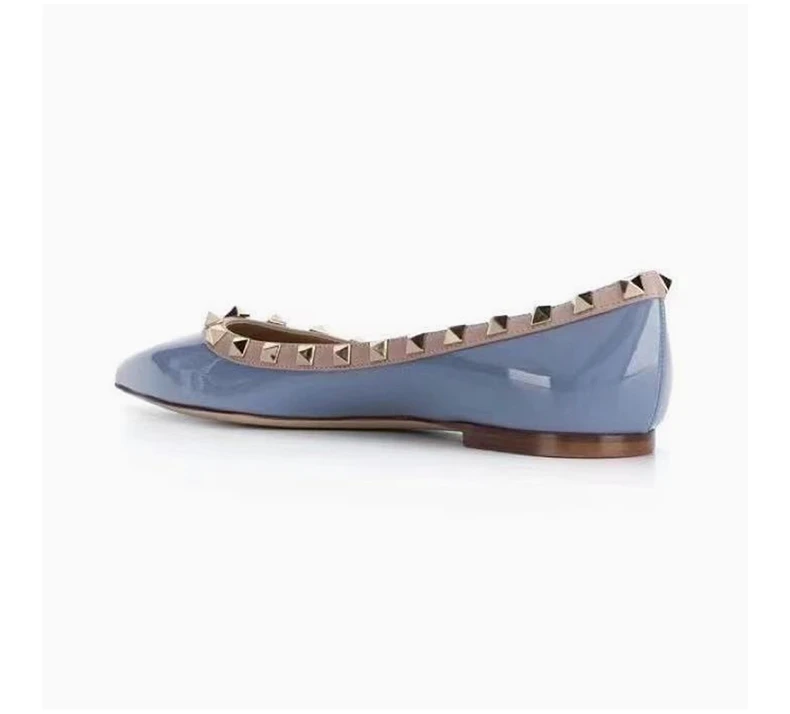 商品Valentino|VALENTINO 女士蓝色芭蕾舞平底鞋 VW2S0403-VNW-LQ7,价格¥4374,第5张图片详细描述