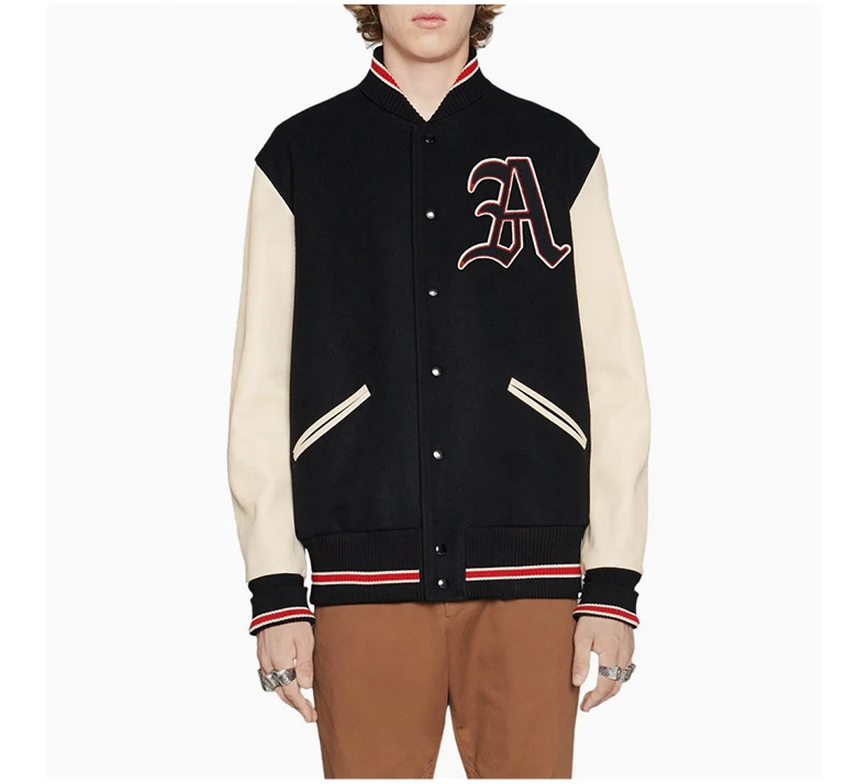 商品[国内直发] Gucci|GUCCI 拼色男士外套 545590-ZAAH1-1830,价格¥29395,第4张图片详细描述