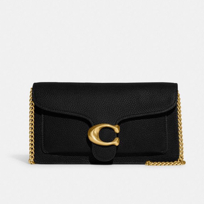 商品[国内直发] Coach|蔻驰女包酒神包20小号皮质手拿包单肩斜挎链条包礼物送女友,价格¥1145,第9张图片详细描述